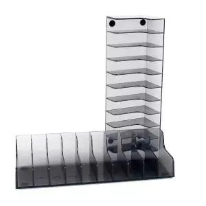 cd dvd 케이스 보관 컨테이너 홀더 2 개입 DVD꽂이