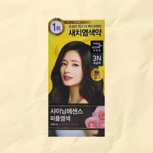 미쟝센 올뉴 샤이닝 에센스 염색약 3N 흑갈색