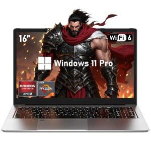 게이밍 노트북, 라이젠 7 5825U 프로세서, 32GB DDR4, 1T SSD, Win 11 Pro, 백라이트 키보드, FHD 디스플레이 1920*1080P, WiFi 6, HDMI, 학생, 사무실, 비즈니스용 16인치 랩탑 컴퓨터 2025