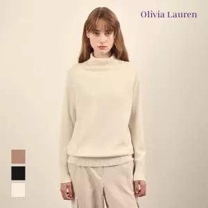 [올리비아로렌] 하이넥 캐시미어 니트탑_VOBBL4W9321