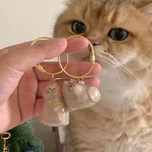 올비의창고 고양이털 보관 캡슐 키링 반려묘 털 수납 키홀더