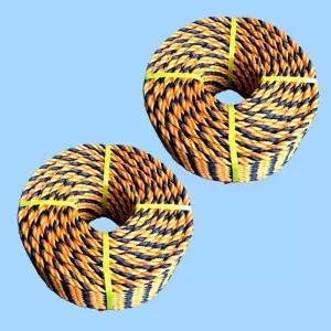 밧줄 현수막끈 빨래줄 90M 검정 안전로프 16mm 주황