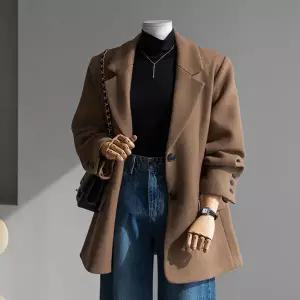 (안나앤플러스) A. 헤븐 울 클래식 자켓[자켓C0906P03] 빅사이즈