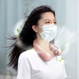 [셀러에이드]듀얼 넥밴드 파워윈드 팬 아이스 선풍기 쿨러 목선풍