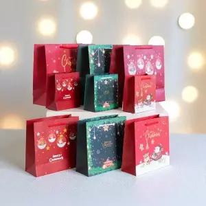 [비탈로]VITALO 크리스마스 쇼핑백 홀리데이 선물포장 종이가방 고급 쇼핑백6P