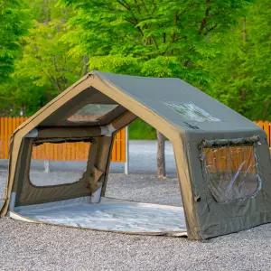 마추픽추 감성캠핑 3-4인용 에어텐트 9.0 사계절 면 텐트