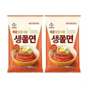 [신세계라이브쇼핑]CJ 생쫄면(2인) 454g x2개