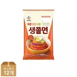 [신세계라이브쇼핑]CJ 생쫄면(2인) 454g x12개