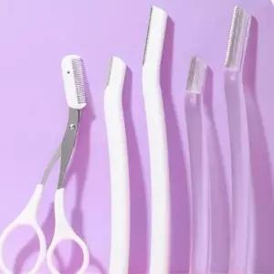 눈썹정리 여자 얼굴 면도 잔털제거 눈썹관리도구 세트