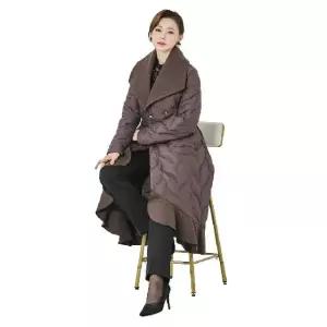 빅카라 캐시미어 패딩 롱 코트