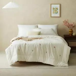 박홍근홈패션 자수 극세사 차렵이불 - 퀸 코스트코 두레샵2511