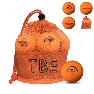 [하프클럽/기타]토비에몬 TBE 2피스 무광 주머니 골프볼 컬러볼 오렌지