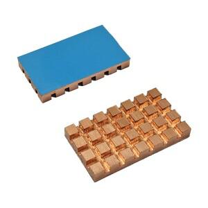 2242 컴퓨터 노트북 솔리드 하드 디스크 초박형 구리 핀 냉각 쿨러 조용한 방열판 M.2 SSD 2260 NGFF 32x18