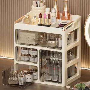 서랍식 화장품 정리함 메이크업 대용량 정리대 수납박스