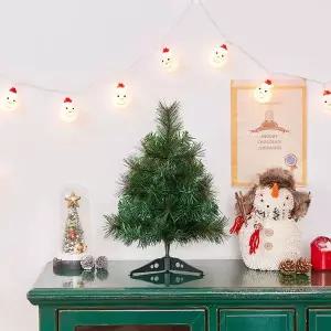 [에이치플러스몰]40cm 뉴리얼 솔잎 혼합 트리 크리스마스 미니트리 인테리어트리