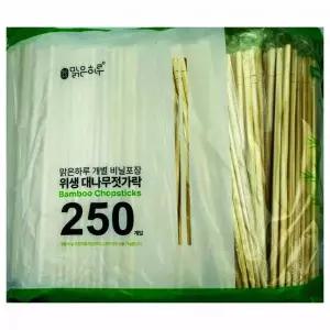 [골드스마일]대나무 위생 젓가락 식사용 일회용 젓가락