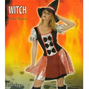 리본윗치 성인의상코스튬 파티용품 축제 소품 제품 할로윈 변장 마녀옷 복장