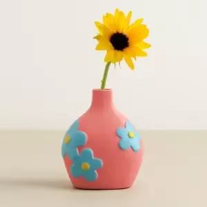 플라워 아트 도자기 꽃병 V6다용도꽂이 화병 인테리어