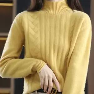 (선택 그린)겨울 크리스마스패션 데이트패션 겨울니트티니트티셔츠 여성니트폴라티