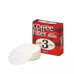 칼리타 원형 필터 3호 커피필터 여과지 100매