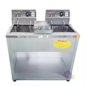 전기튀김기/스탠드형/DS-200B/도장2구/업소용튀김기/치킨튀김기/호프집튀김기/전기튀김기계/국내생산