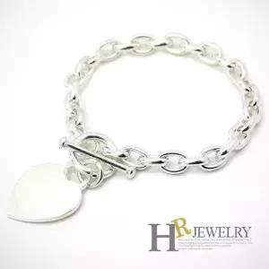 [호림쥬얼리]실버92.5정품)순은)핫아이템(HR)실버 명품 하트 팔찌
