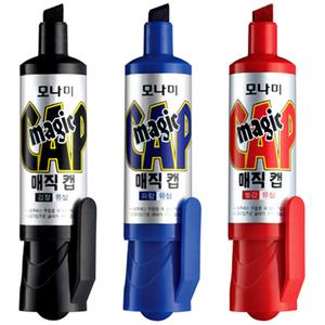 모나미 매직 캡 12개입 / 다용도 / 유성 / POP