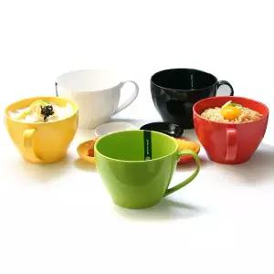 [웹셀][에코사랑] 컬러드 라면기 세트 (손잡이라면기+반찬종지) 5컬러 택1