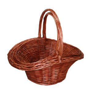 진모자/과일 선물 포장 바구니 부활절 달걀 사탕 쿠키 만들기 명절 계란 꽃꽂이 선물용 인사갈때 예단 행사 파티 베이커리 빵 와인 꽃 인형 담는 바스켓 캠핑 피크닉 라탄 셀프 포장용