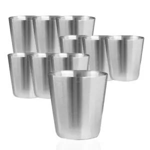 27종 스텐레스 진공물컵 10P 구내식당 급식 업소용 2중구조