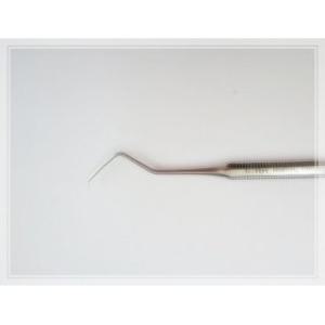 치석제거기(치과용탐침)Dental explorer/16cm/파키스탄/치석제거/치경/탐침이날카로운형