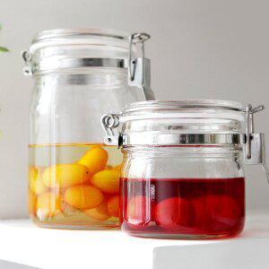 [츠바메]일본 셀러메이트 밀폐유리용기 / 수제청용기 과일청