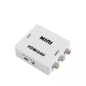 HDMI to 3RCA AV 컨버터 영상 변환 젠더 아날로그 TV연결 빔프로젝터 컴포지트 변환기
