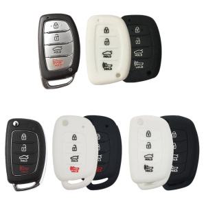 더뉴아반떼AD (18년~) 4버튼 실리콘 스마트키 폴딩키 케이스 키홀더