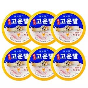 웰빙헬스 명품 고운발 크림 110g 6개 발각질 굳은살 풋케어