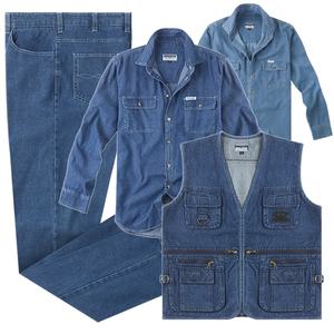 2025 봄 다용도 청 작업복 청바지 청카고 청남방 청조끼 잡업복 용접 노가다 건설현장 w020