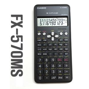 FX-570MS공학계산기,분수계산 변환,표준편차,복소수