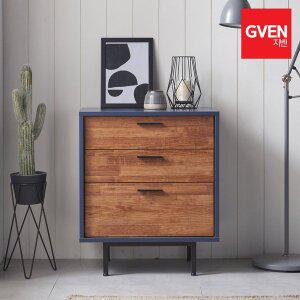 [지벤]GVEN 지벤 블랑루즈 3단 원목 협탁