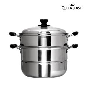 퀸센스 2단 찜냄비 26cm 찜냄비 찜솥