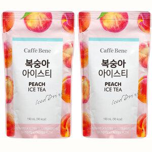 카페베네 북숭아아이스티190mlx50팩