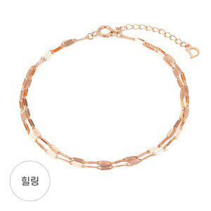 [도로시][최여진 착용] 14k 롱 씨드 체인 팔찌_B타입(2줄)