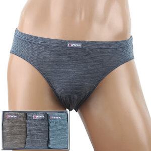 남성 미모필 기능성 스판 삼각팬티 빅사이즈 95-110 3매입 IK3141