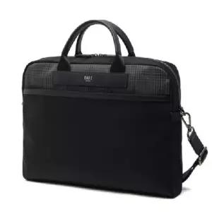 [닥스](강남점)DBBA2E331BK [BELLINGHAM] 블랙 체크패치 서류가방