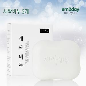 EM 새싹 비누 5개 / 어성초 세수 세안 히알루론산 여드름 등드름 em 이엠