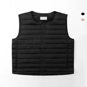 [후앙스]라이트 초경량 U넥 패딩 베스트 SBPV5012