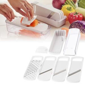 시모무라 채칼 강판 슬라이서 4종 세트 케이스포함