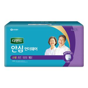 디펜드 안심플러스 언더웨어 소형 30매 10매X3팩 성인용 기저귀 팬티형 기저귀