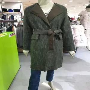 시슬리/애플아울렛/노카라 루즈핏 벨티드 코트 SACT42561