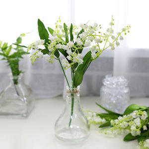 인테리어 셀프웨딩 부케 만들기 인조꽃 조화 은방울꽃 부쉬