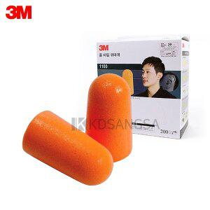 [기타]3M 폼 타입 귀마개 1100 소음차단 100쌍